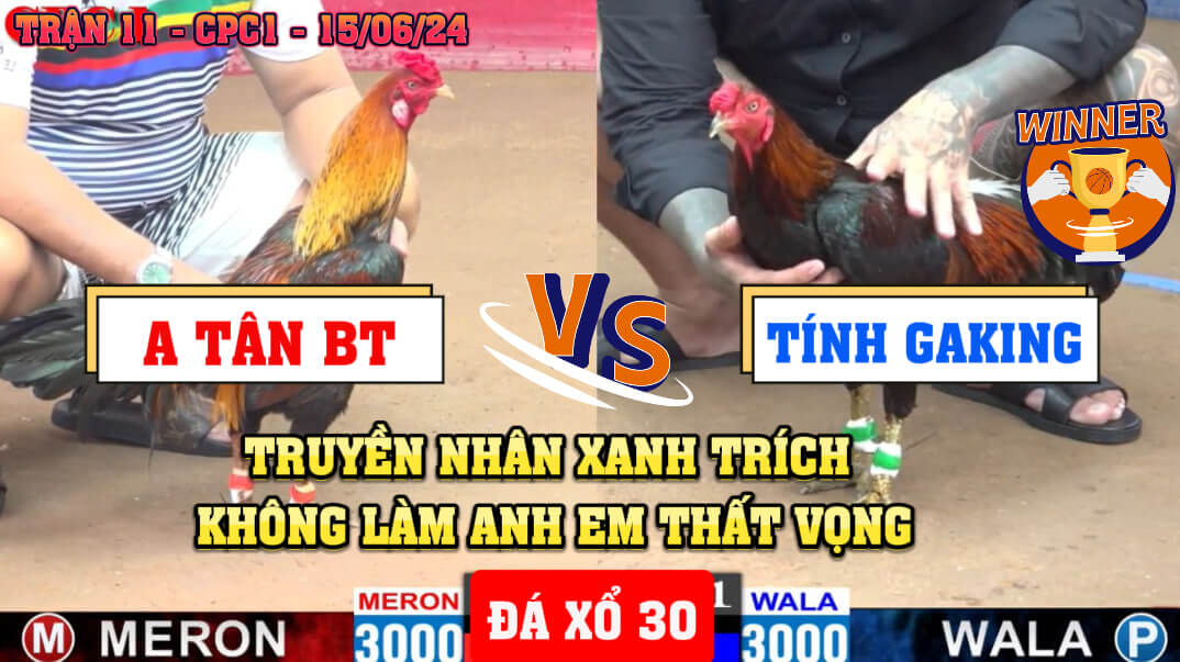 Trận 11 CPC1 Ngày 15/06/2024