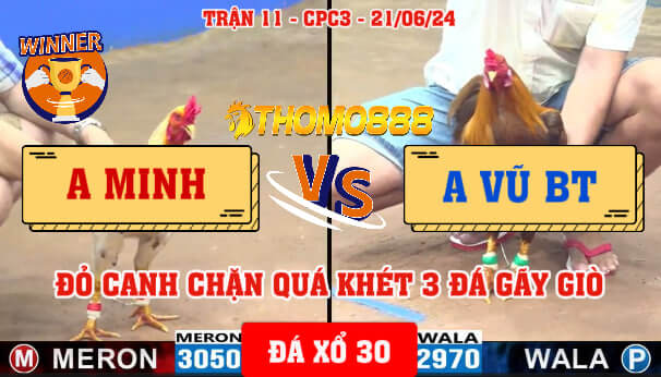 Trận 11 CPC3 Ngày 21/06/2024