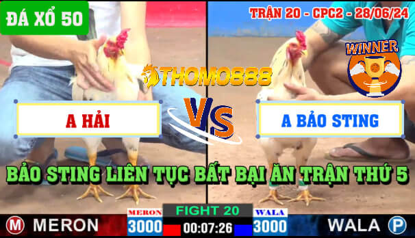 Trận 20 CPC2 Ngày 28/06/2024