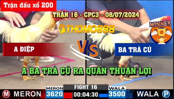 Trận 16 CPC3 Ngày 08/07/2024